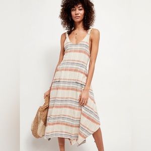 Free People “Harper Striped Maxi Dress” NWT